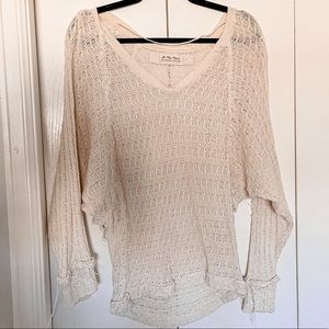 Cream sweater